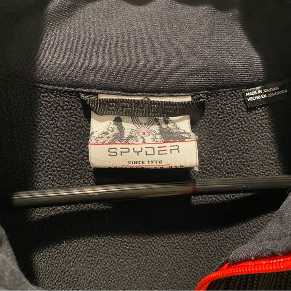 Men’s Large Spyder Half-Zip Fleece Pullover - Picture 6 of 16